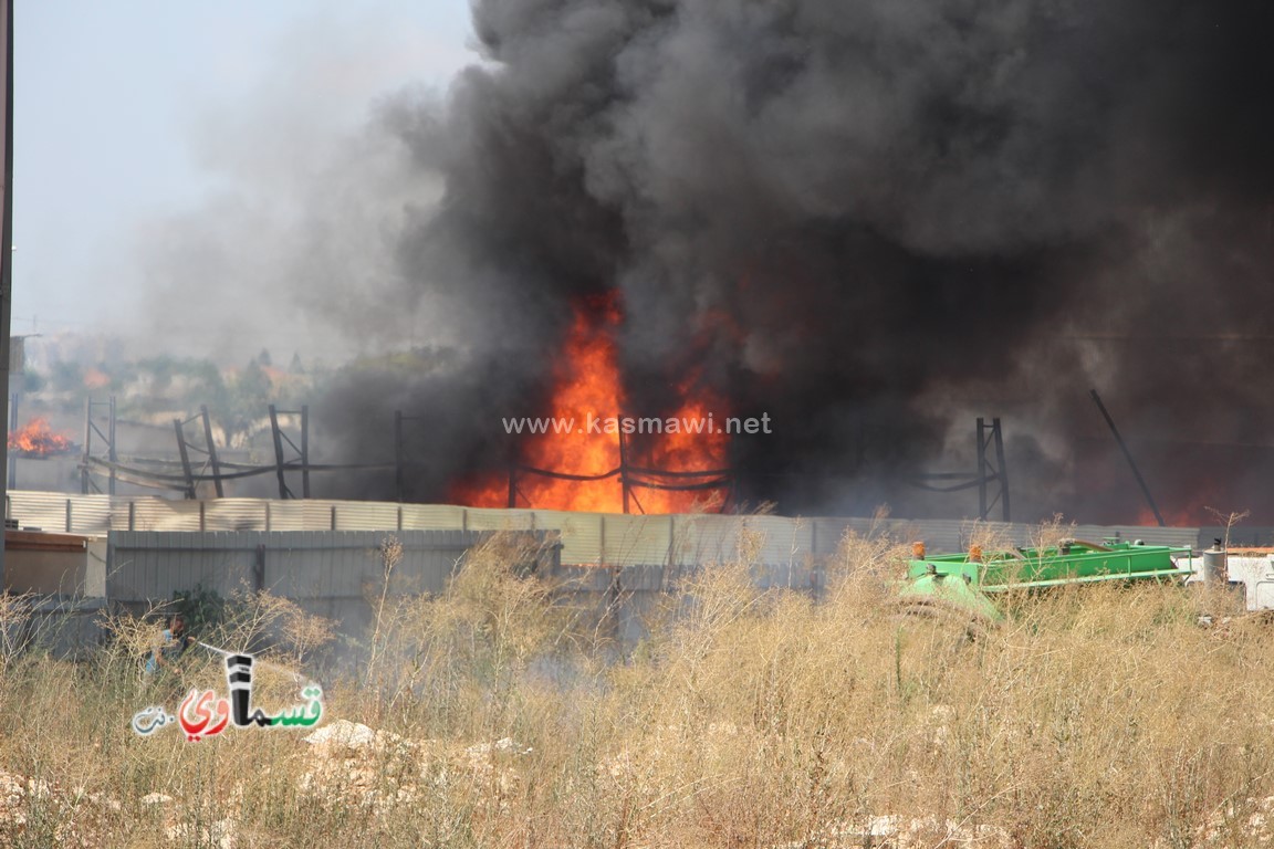 فيديو : اندلاع حريق كبير في مخزن للبلاستيك في سهل المدينة الغربي ومدير قسم الطوارئ خالد عيسى  اشكر كل الشباب اللذين قدموا معداتهم للسيطرة على الحريق  